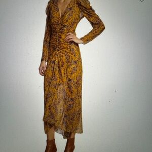 Veronica Beard Ferrara Silk Maxi Dress